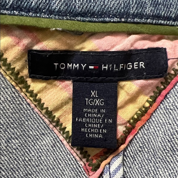 👖💙Tommy Hilfiger Vintage Women's Blue Denim Jacket - Picture 13 of 16